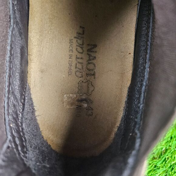 Naot Business Chukka Boots Mens Size 9 Brown Ankle Slip Resistant Shock Relief